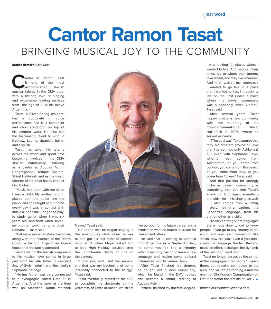 Tasat-Jewish Week Article